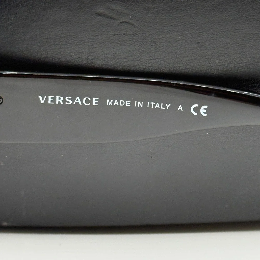 Versace MOD 4333 5230/87 Dark Blue Greca Logo Sunglasses Made in‎ Italy